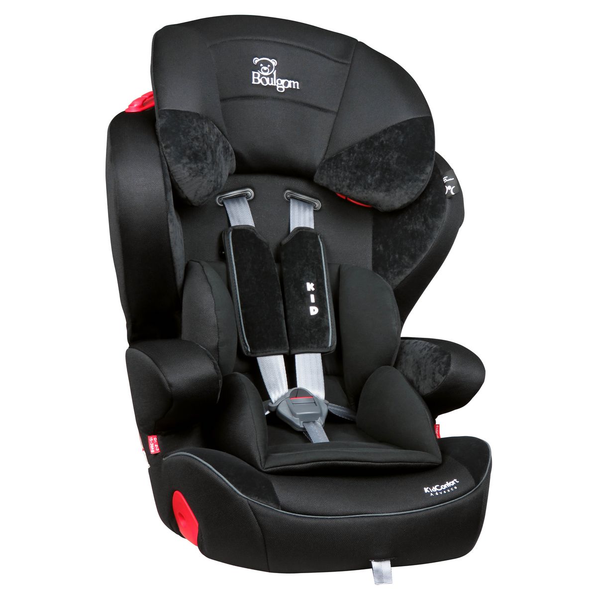 Boulgom Siège auto bébé groupe 1- 2- 3 Noir Advance Boulgom 