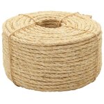 VIDAXL Corde 100 % en sisal 10 mm 100 m