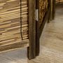 Voir la diapositive 6 : HOMCOM Paravent intérieur 4 panneaux pliables séparateur de pièce bois de paulownia roseau