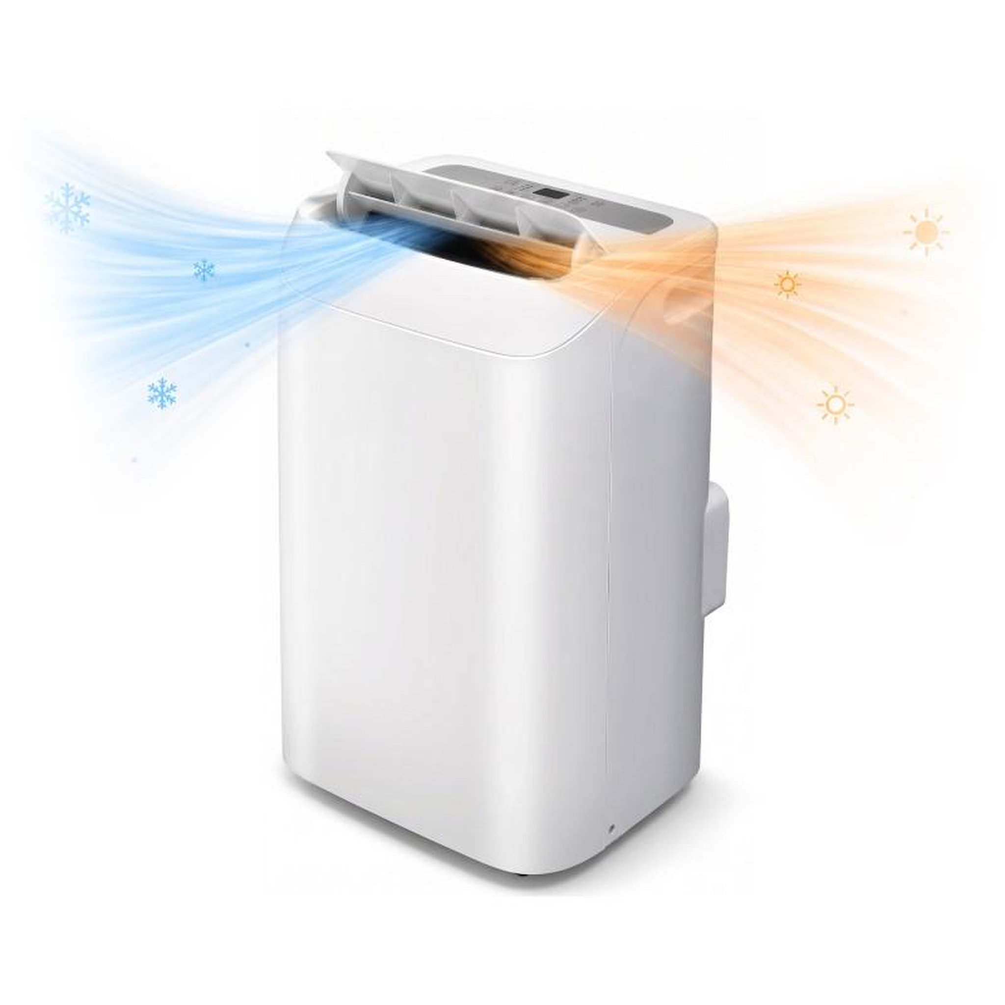 Voir la diapositive 4 : Climatiseur mobile réversible - 12000 btu - chaud & froid