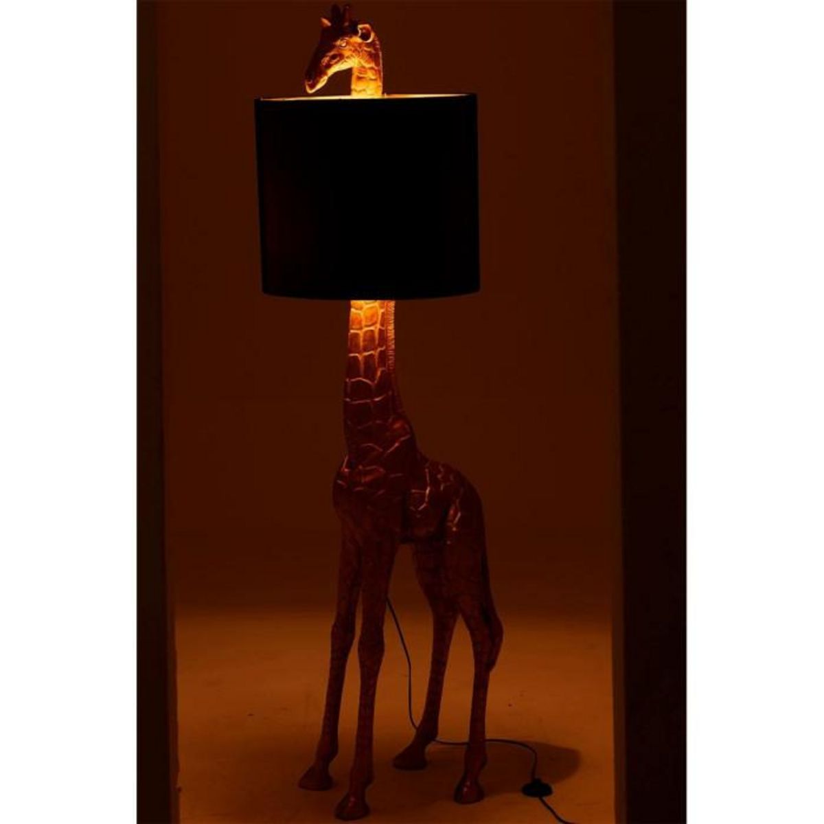 Paris Prix Lampadaire Design  Girafe  179cm Or & Noir