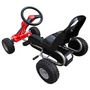 Voir la diapositive 3 : VIDAXL Kart à pédales Rouge