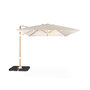 Voir la diapositive 4 : SWEEEK Parasol déporté rectangulaire 3x4m - Wimereux - Parasol excentré inclinable dans 5 positions, rotatif à 360° + Dalles à lester 50x50cm