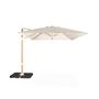 Voir la diapositive 4 : SWEEEK Parasol déporté rectangulaire 3x4m - Wimereux - Parasol excentré inclinable dans 5 positions, rotatif à 360° + Dalles à lester 50x50cm