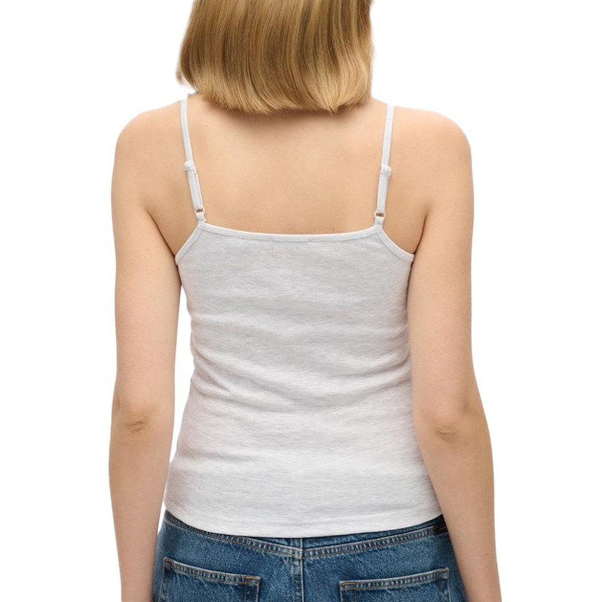 SUPERDRY Débardeur Gris Femme Superdry Fine