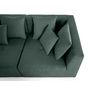 Voir la diapositive 5 : LISA DESIGN Amalfi - canapé modulable d'angle réversible - 5 places - en tissu