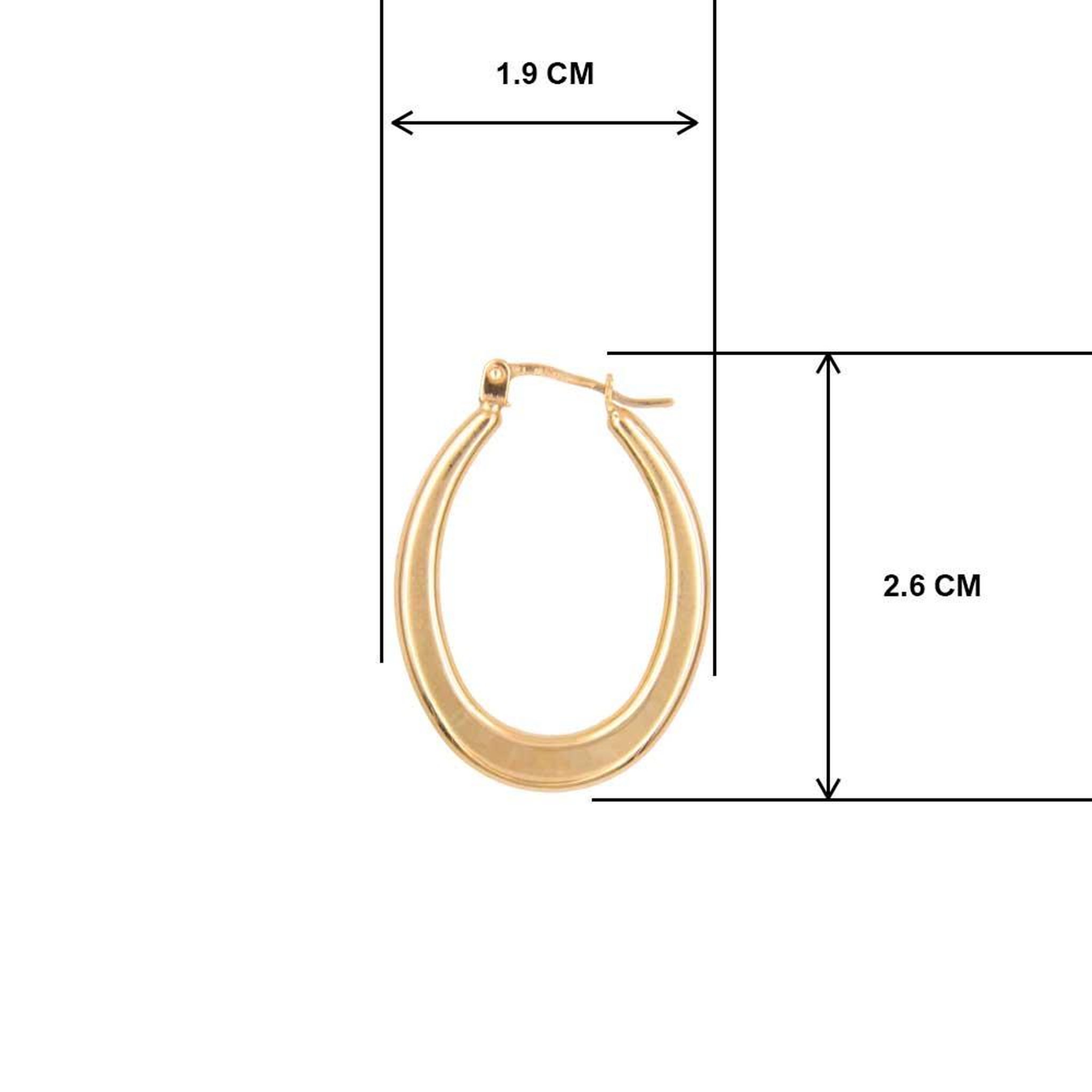 Voir la diapositive 3 : L'ATELIER D'AZUR Boucles d'Oreilles Créoles - Or Jaune - Femme