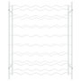 Voir la diapositive 4 : VIDAXL Casier à bouteilles pour 48 bouteilles Blanc Métal