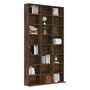Voir la diapositive 5 : VIDAXL Armoire a CD Chene fume 102x23x177,5 cm Bois d'ingenierie