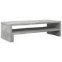 Voir la diapositive 2 : VIDAXL Support de moniteur gris béton 54x22x15 cm bois d ingénierie