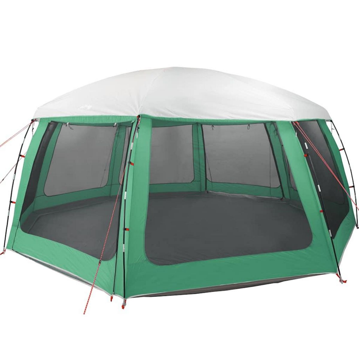 VIDAXL Tente piscine toit amovible parois maille vert d'eau 690x690 cm