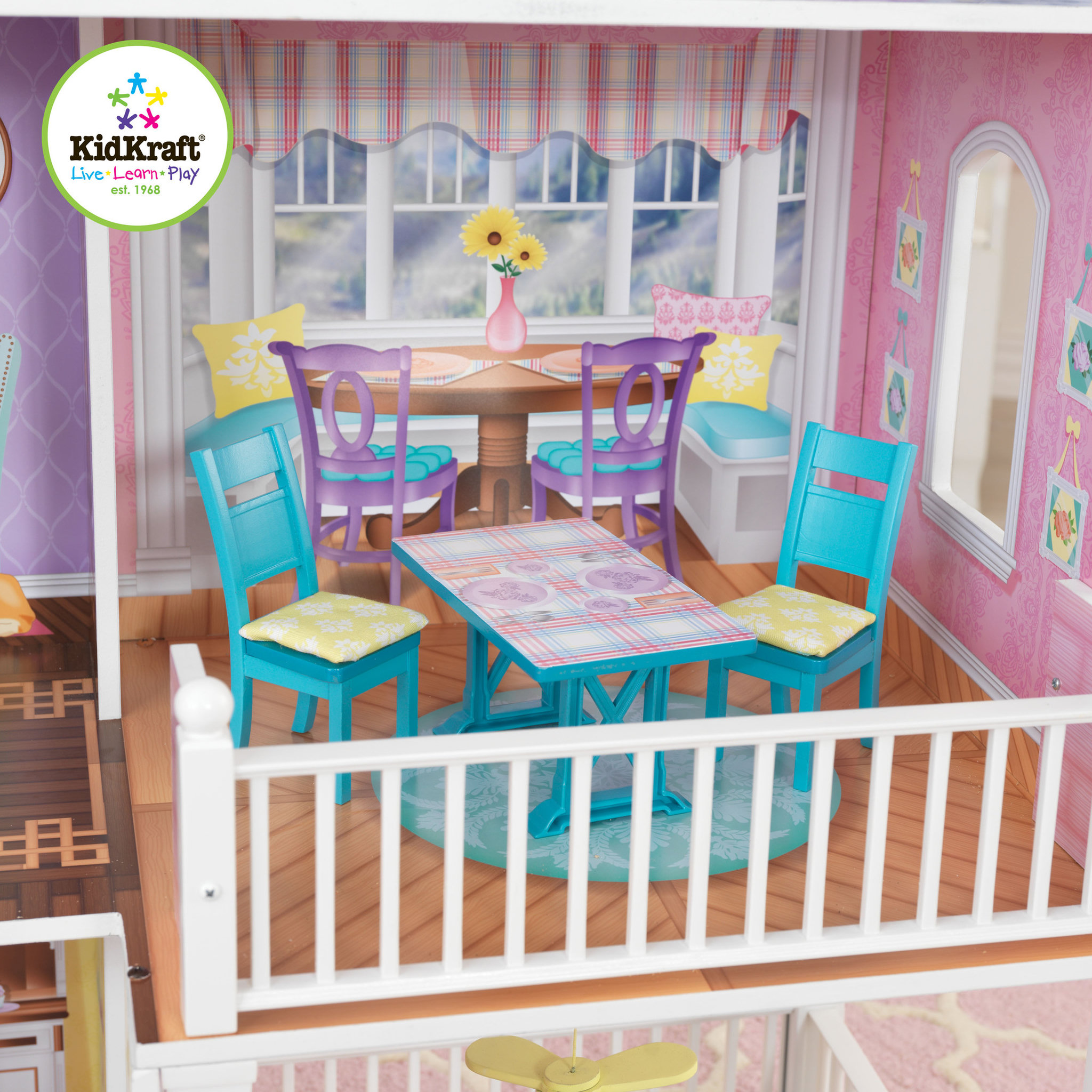 Voir la diapositive 4 : Kidkraft Maison de poupée bois Country Estate