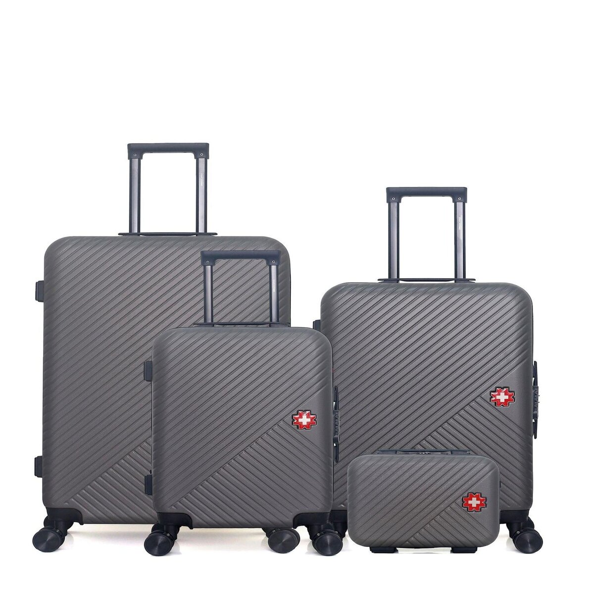 SWISS KOPPER SWISS KOPPER - LOT DE 4 - Valises grand format, weekend, cabine et vanity SPIEZ