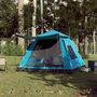 Voir la diapositive 3 : VIDAXL Tente de camping a dome 5 personnes bleu liberation rapide