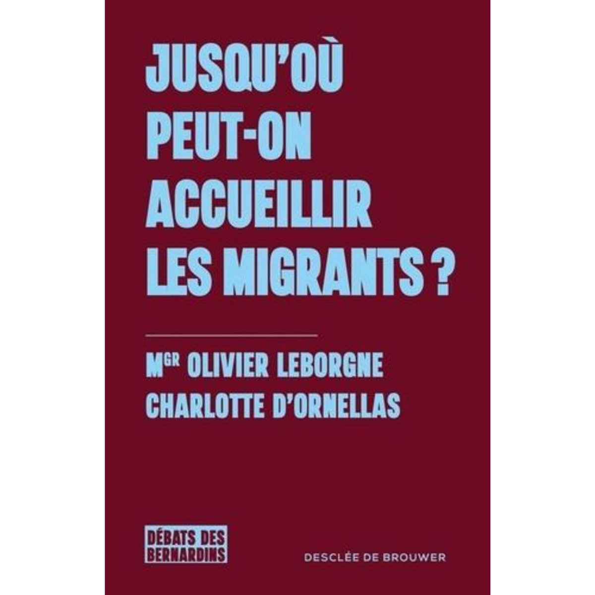 JUSQU'OU PEUT ON ACCUEILLIR LES MIGRANTS ?, Leborgne Olivier