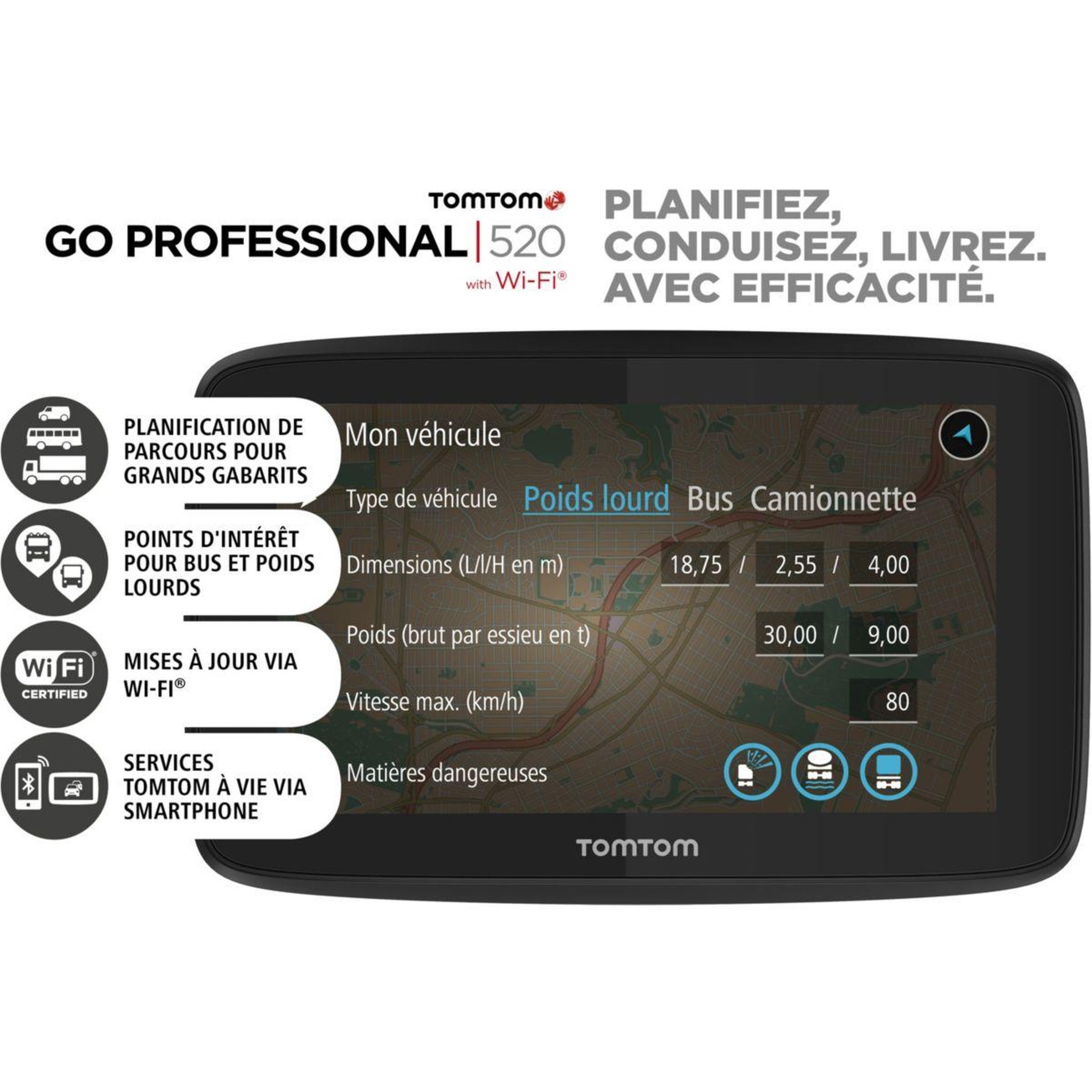 Voir la diapositive 2 : Tomtom GPS Go Professional 520