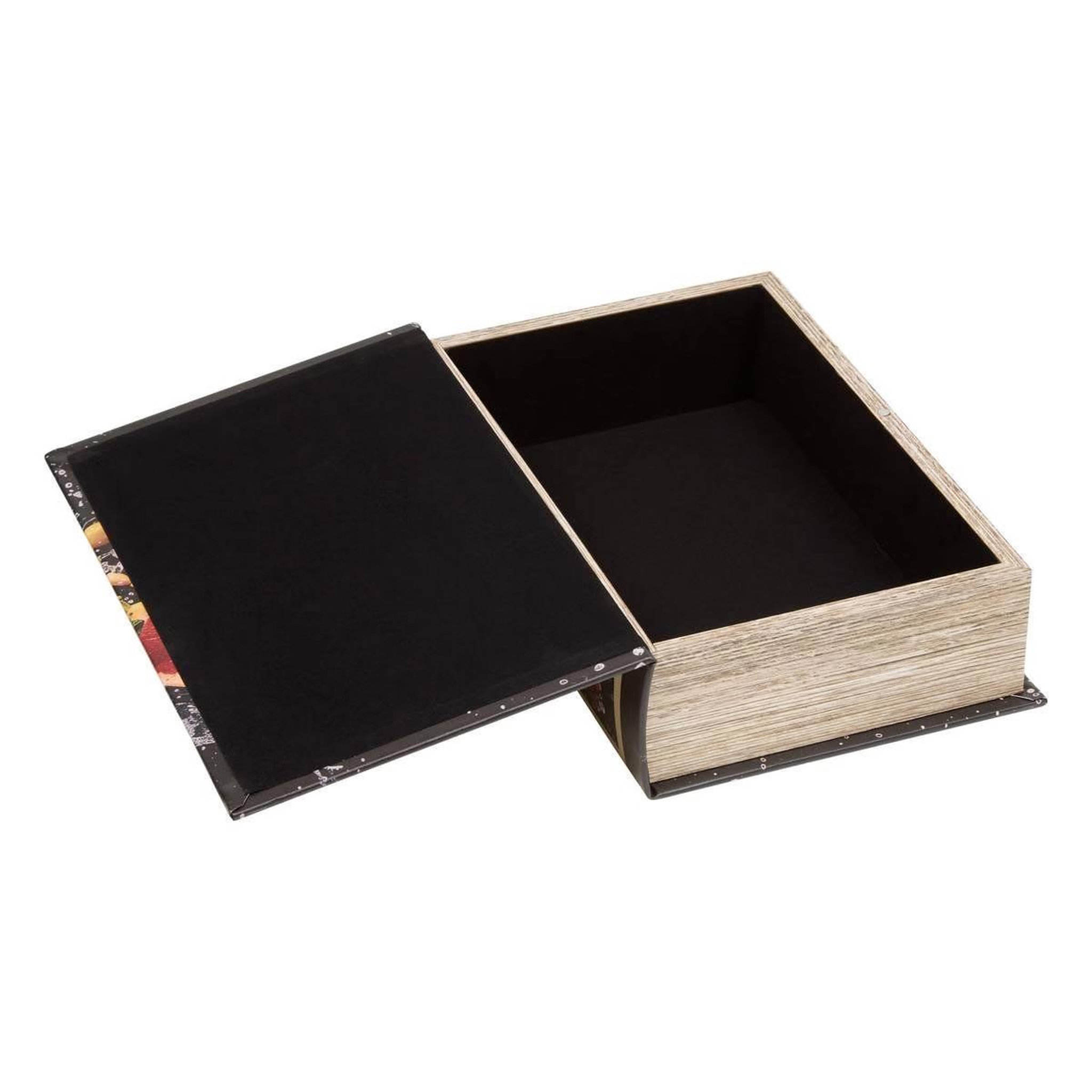 Voir la diapositive 2 : ATMOSPHERA Boîte déco livre légumes  josh  27cm multicolore