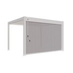 Chalet & jardin Store latéral motorisé - 4M - Ombréa S2 - Blanc