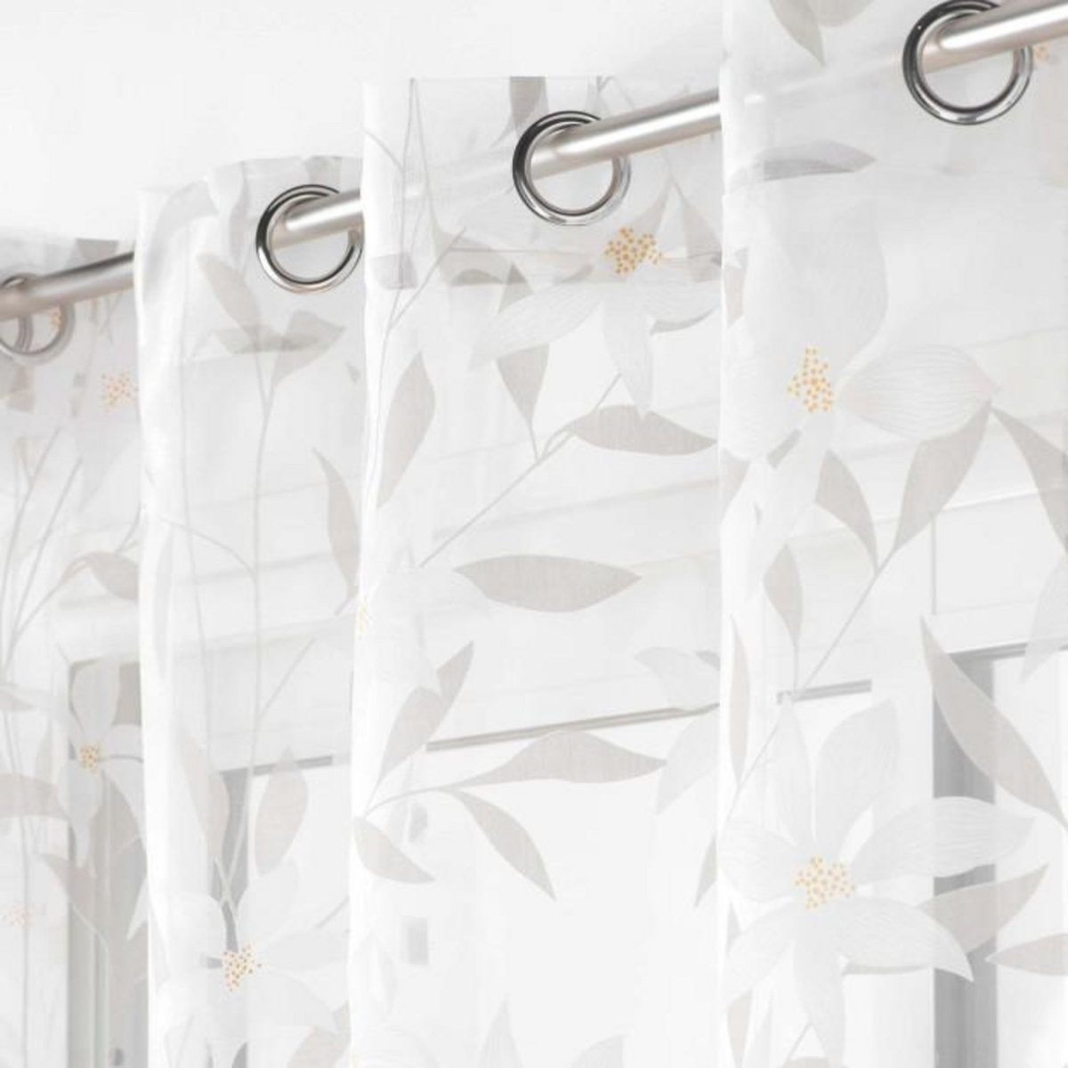 Paris Prix Rideau Voilage à Œillets  Dolia  140x240cm Blanc