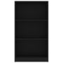 Voir la diapositive 4 : VIDAXL Bibliotheque 3 niveaux Noir 60x24x109 cm Bois d'ingenierie