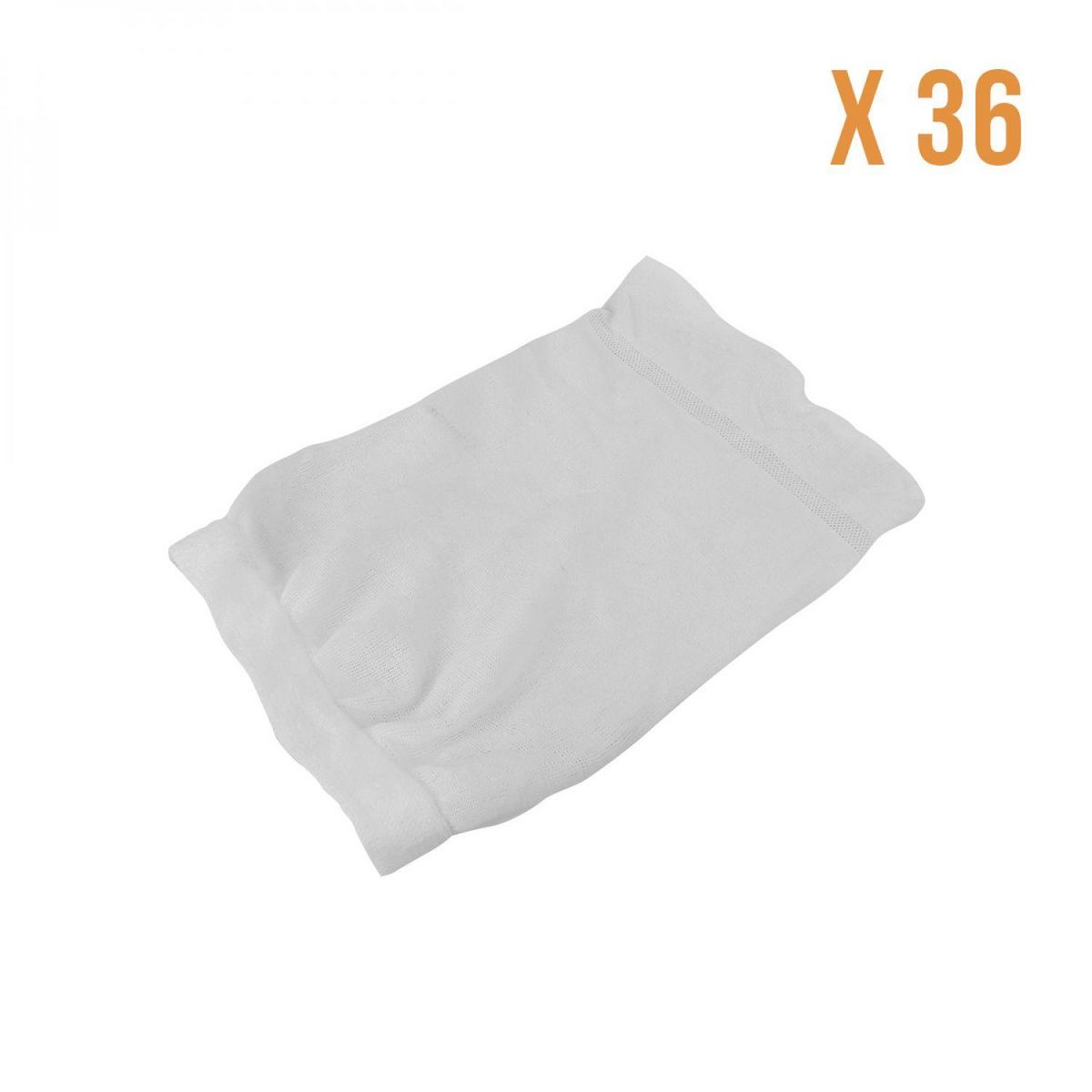 Toucan Boite de 36 pré-filtres jetables pour panier de skimmer - Blanc