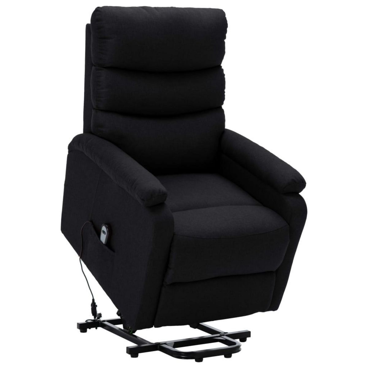VIDAXL Fauteuil Noir Tissu
