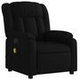 Voir la diapositive 4 : VIDAXL Fauteuil de massage inclinable electrique Noir Tissu