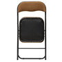 Voir la diapositive 2 : TOILINUX Lot de 6 Chaises pliantes effet velours