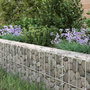 Voir la diapositive 3 : VIDAXL Lit sureleve a gabion Acier galvanise 1000x100x20 cm