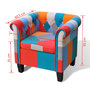 Voir la diapositive 6 : VIDAXL Fauteuil avec design de patchwork Tissu