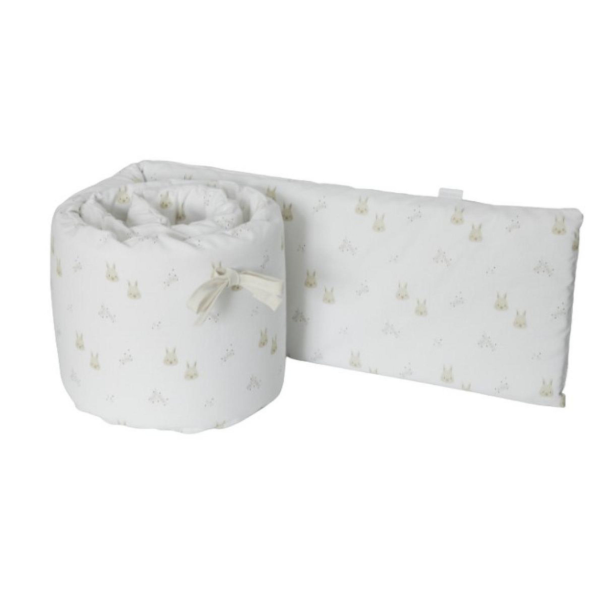 MICUNA Ensemble linge Nordique + tour de lit 80x50 Rabbits