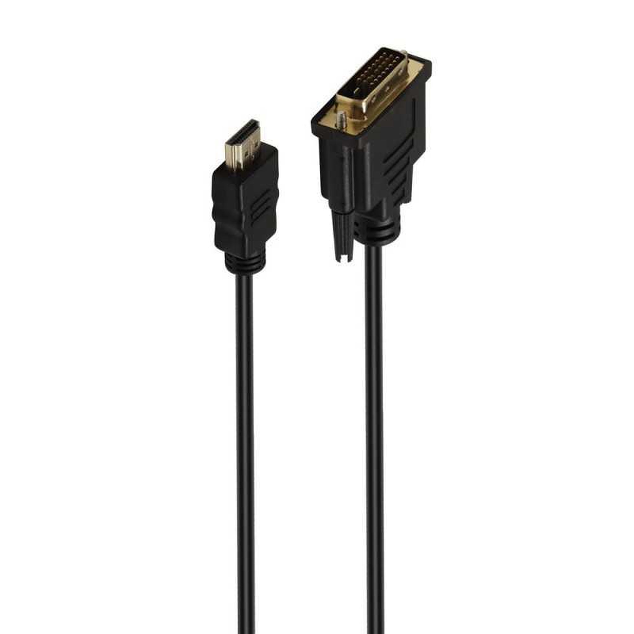 Câble vidéo HDMI vers DVI mâle/mâle noir 2 m, 1080p 60 Hz