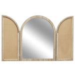 Paris Prix Miroir Déco à Volets  Bali  50cm Naturel