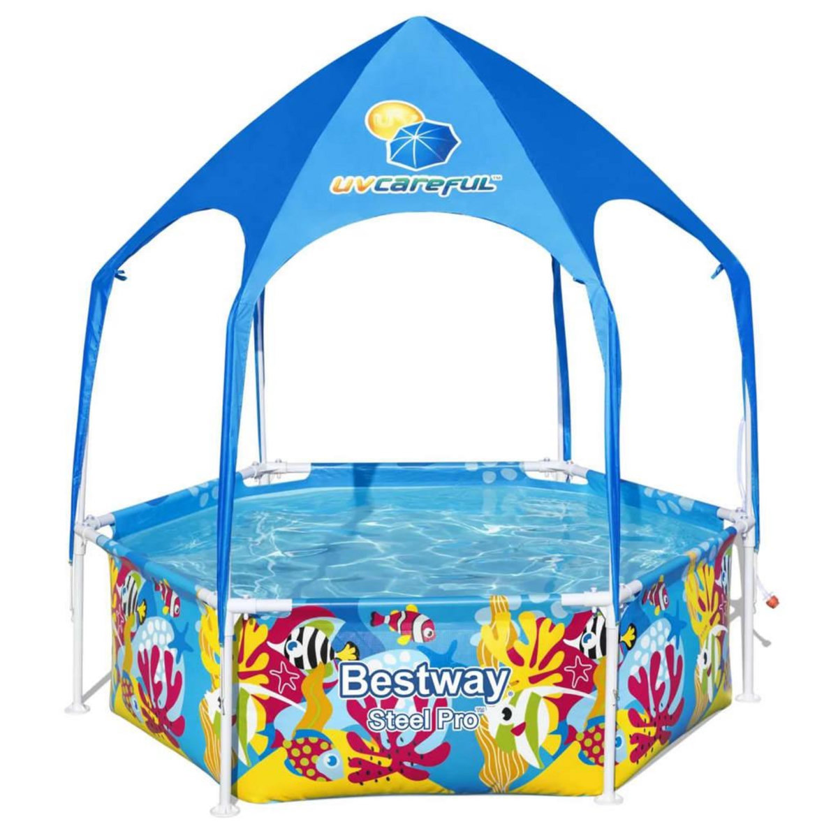 BESTWAY Bestway Piscine hors sol pour enfants Pro UV Careful Acier 183x51 cm