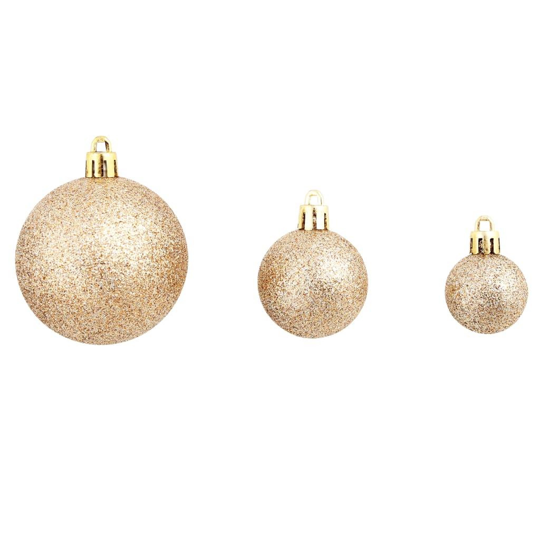 Voir la diapositive 4 : VIDAXL Ensemble de boules de Noël 100 pcs 3/4/6 cm Rose/Dore