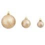 Voir la diapositive 4 : VIDAXL Ensemble de boules de Noël 100 pcs 3/4/6 cm Rose/Dore