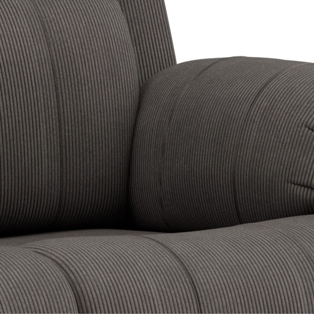 BEST MOBILIER Armand - canapé 2 places relax électrique en velours côtelé