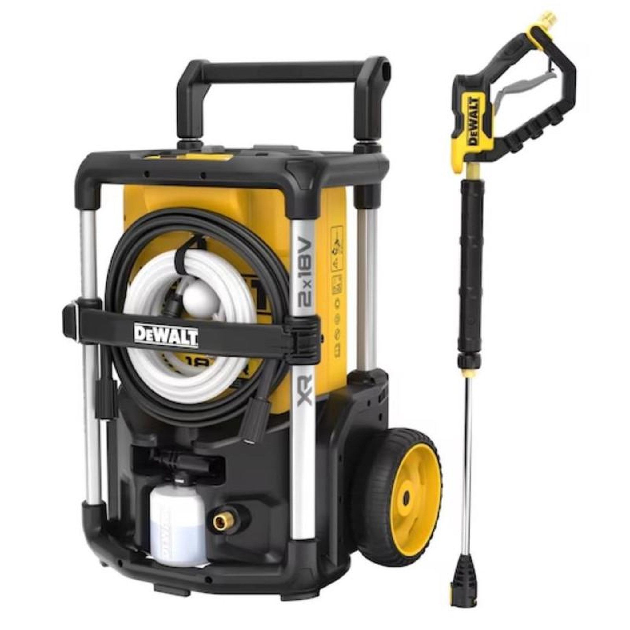 Dewalt Nettoyeur haute pression XR 2x18V Brushless (sans batterie ni chargeur) DEWALT DCMPW1600N XJ