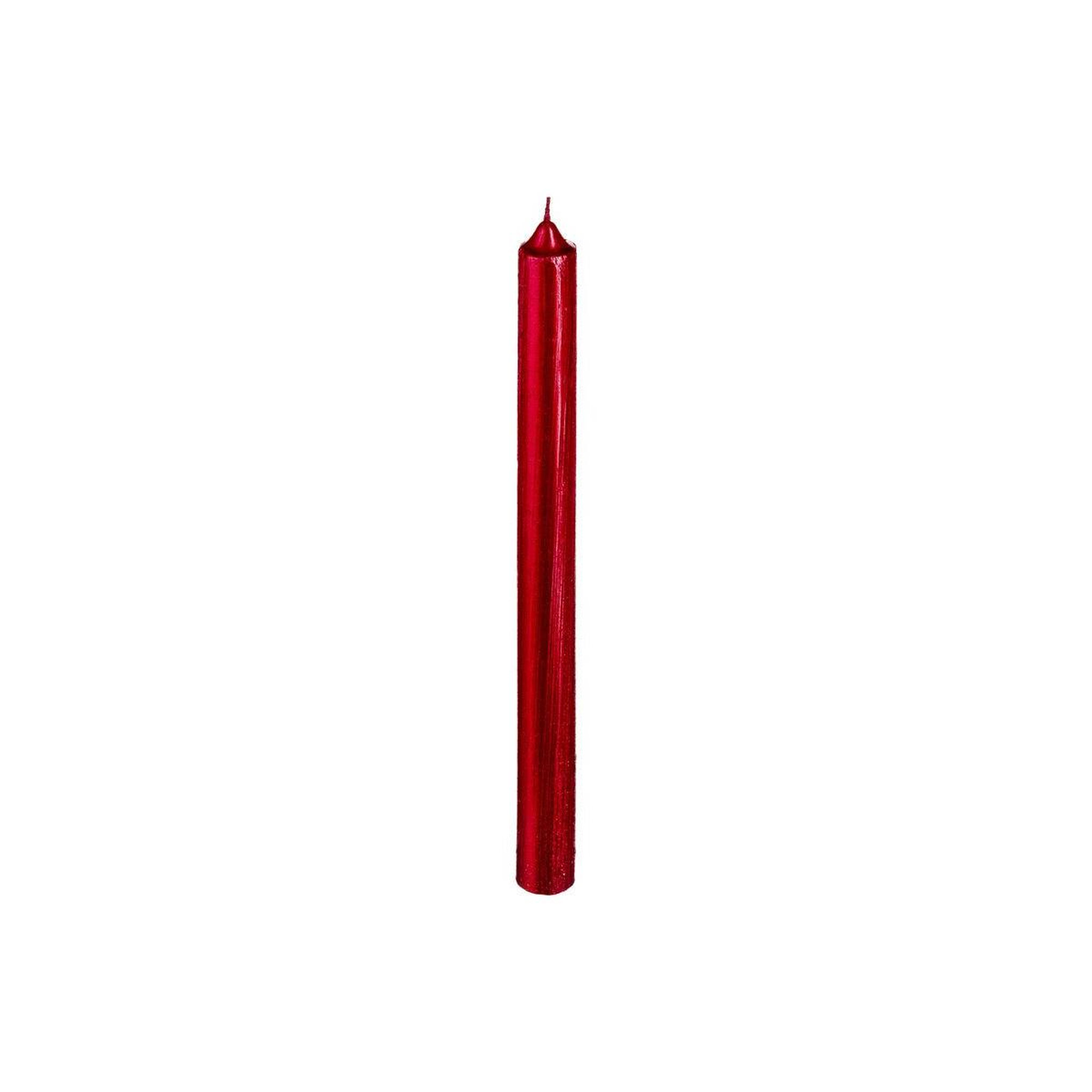 Voir la diapositive 3 : FEERIC LIGHT & CHRISTMAS Lot de 4 bougies bâton  colorama  48g rouge