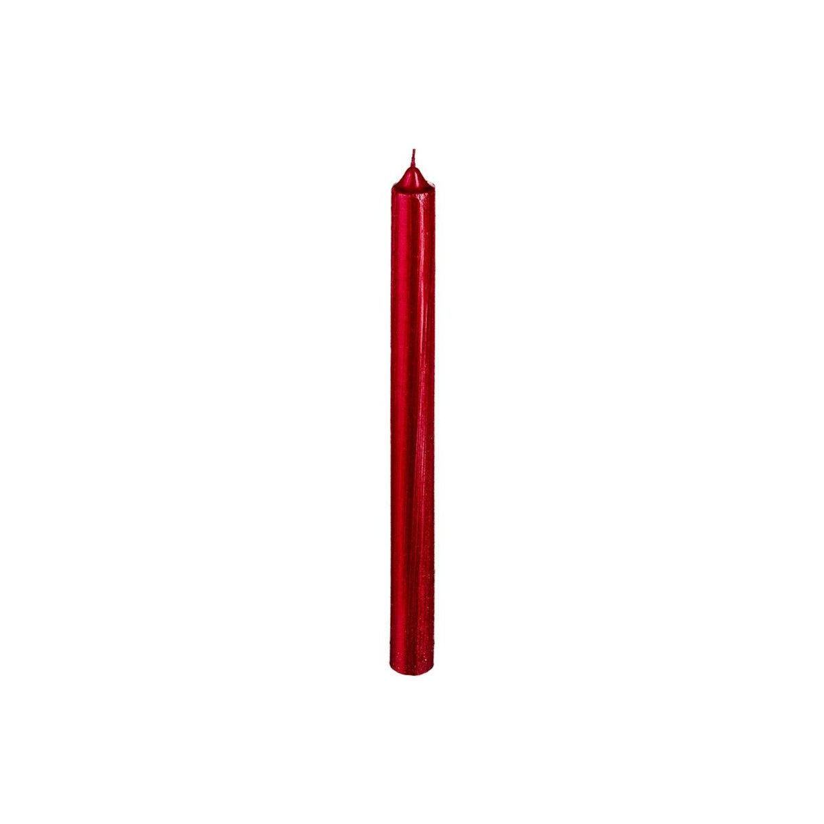FEERIC LIGHT & CHRISTMAS Lot de 4 Bougies Bâton  Colorama  48g Rouge