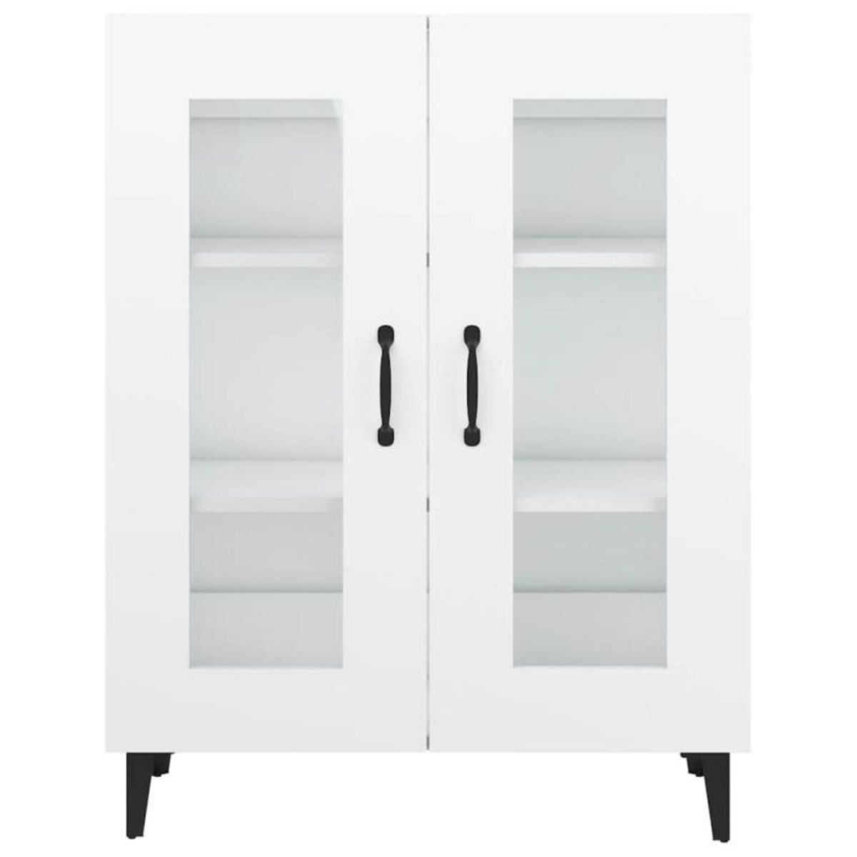 VIDAXL Buffet blanc 69,5x34x90 cm bois d ingénierie