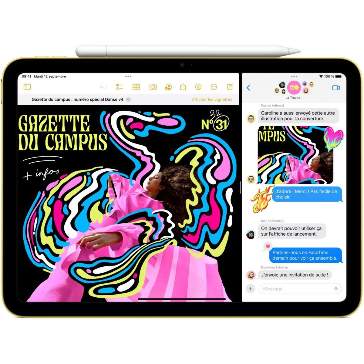 APPLE Tablette Apple 10.9 256Go Jaune