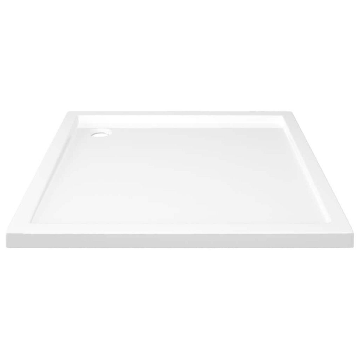 VIDAXL Receveur de douche carre ABS Blanc 80x80 cm