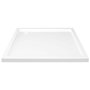 Voir la diapositive 4 : VIDAXL Receveur de douche carre ABS Blanc 80x80 cm