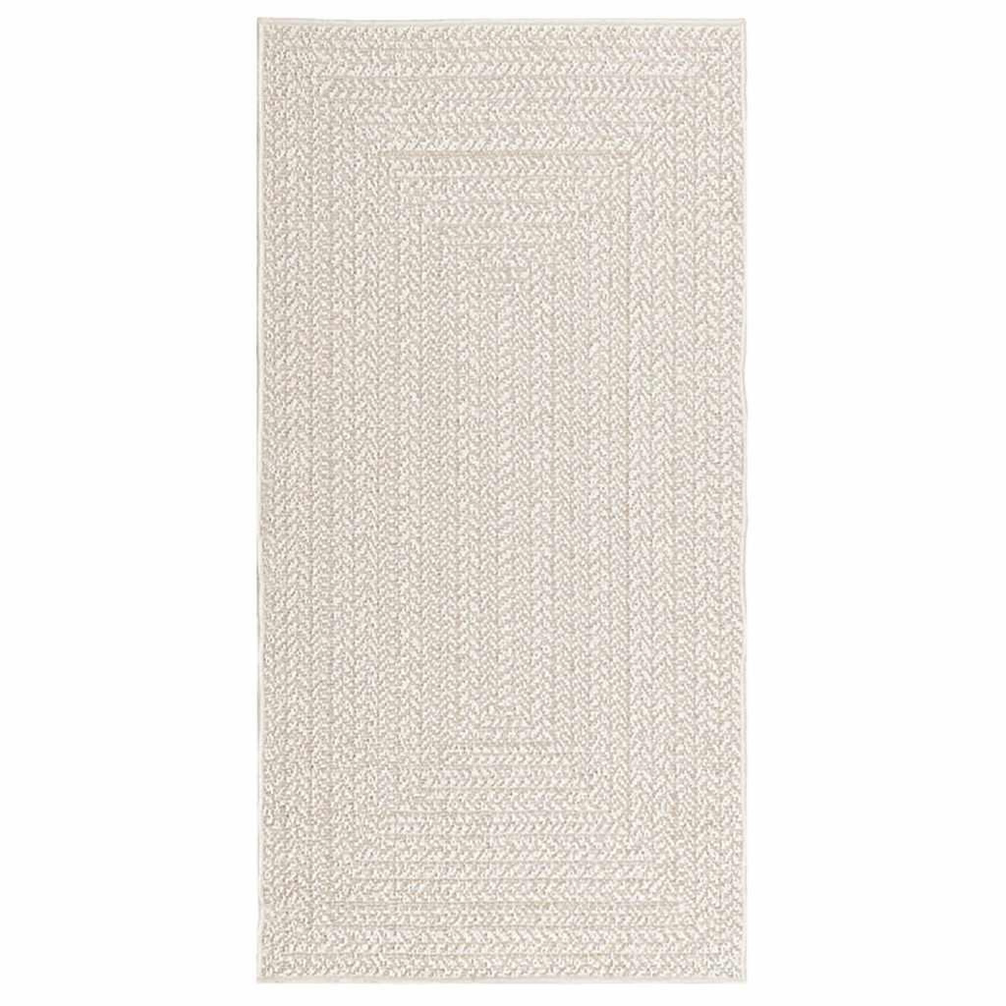 Voir la diapositive 3 : VIDAXL Tapis ZIZUR creme 80x150 cm aspect de jute interieur exterieur