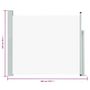 Voir la diapositive 6 : VIDAXL Auvent lateral retractable de patio 100x300 cm Creme