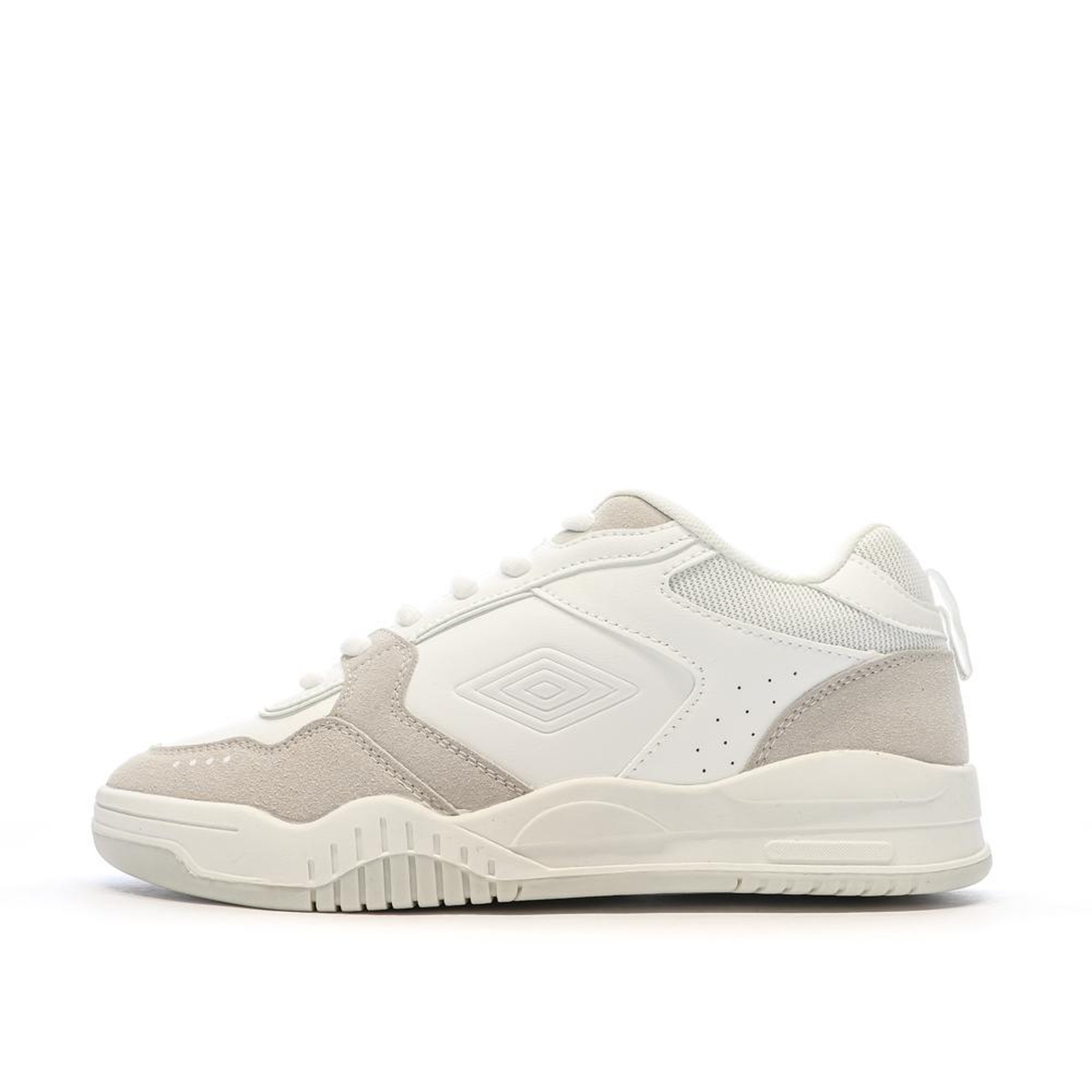 UMBRO Baskets Blanches/Beiges Homme Umbro Tywen. Coloris disponibles : Blanc