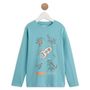 Voir la diapositive 1 : IN EXTENSO T-shirt manches longues paillettes garçon