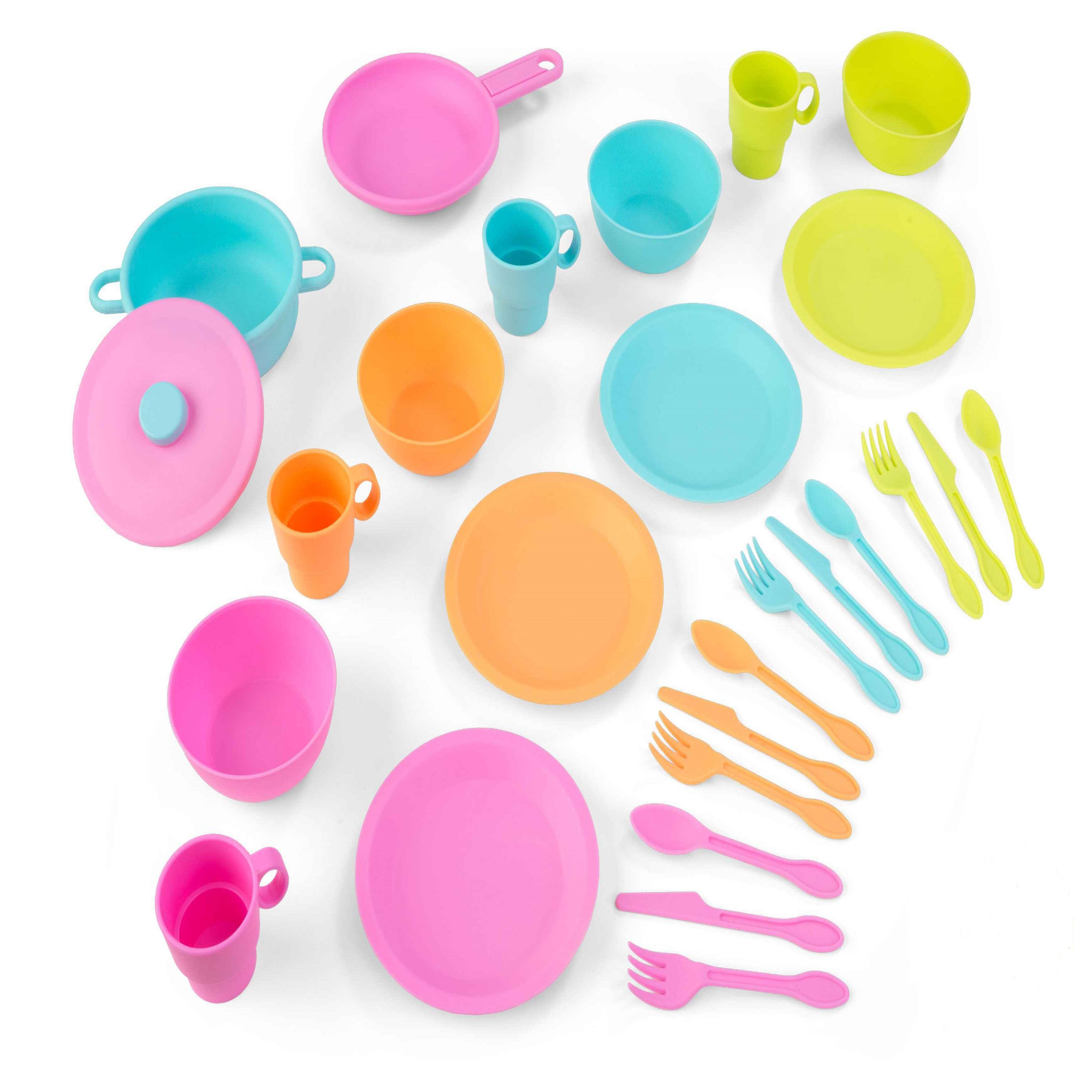 Voir la diapositive 1 : Kidkraft Ensemble d&rsquo;ustensiles couleurs vives 27 pièces