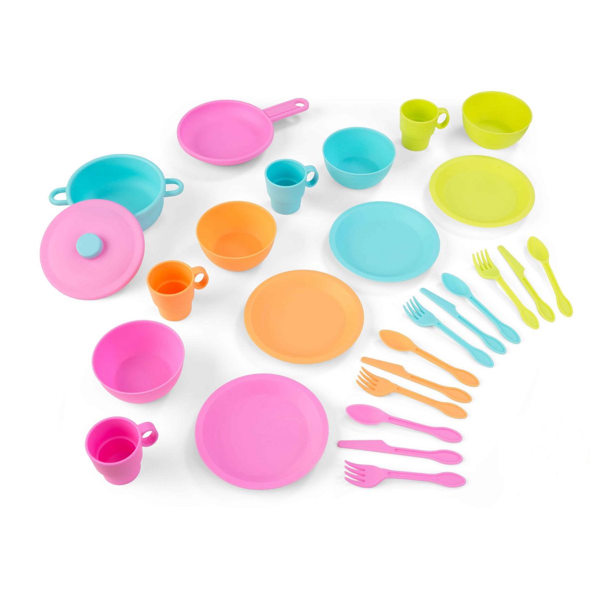 Kidkraft Ensemble d&rsquo;ustensiles couleurs vives 27 pièces